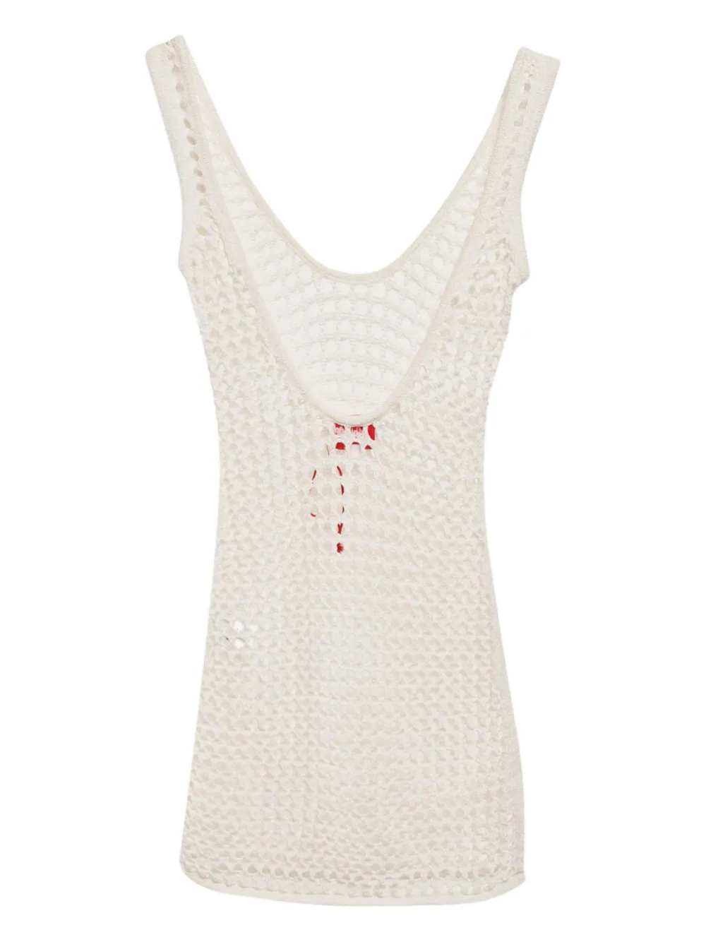 Pre-owned Solid & Striped 2020 Crochet-knit Dress In White