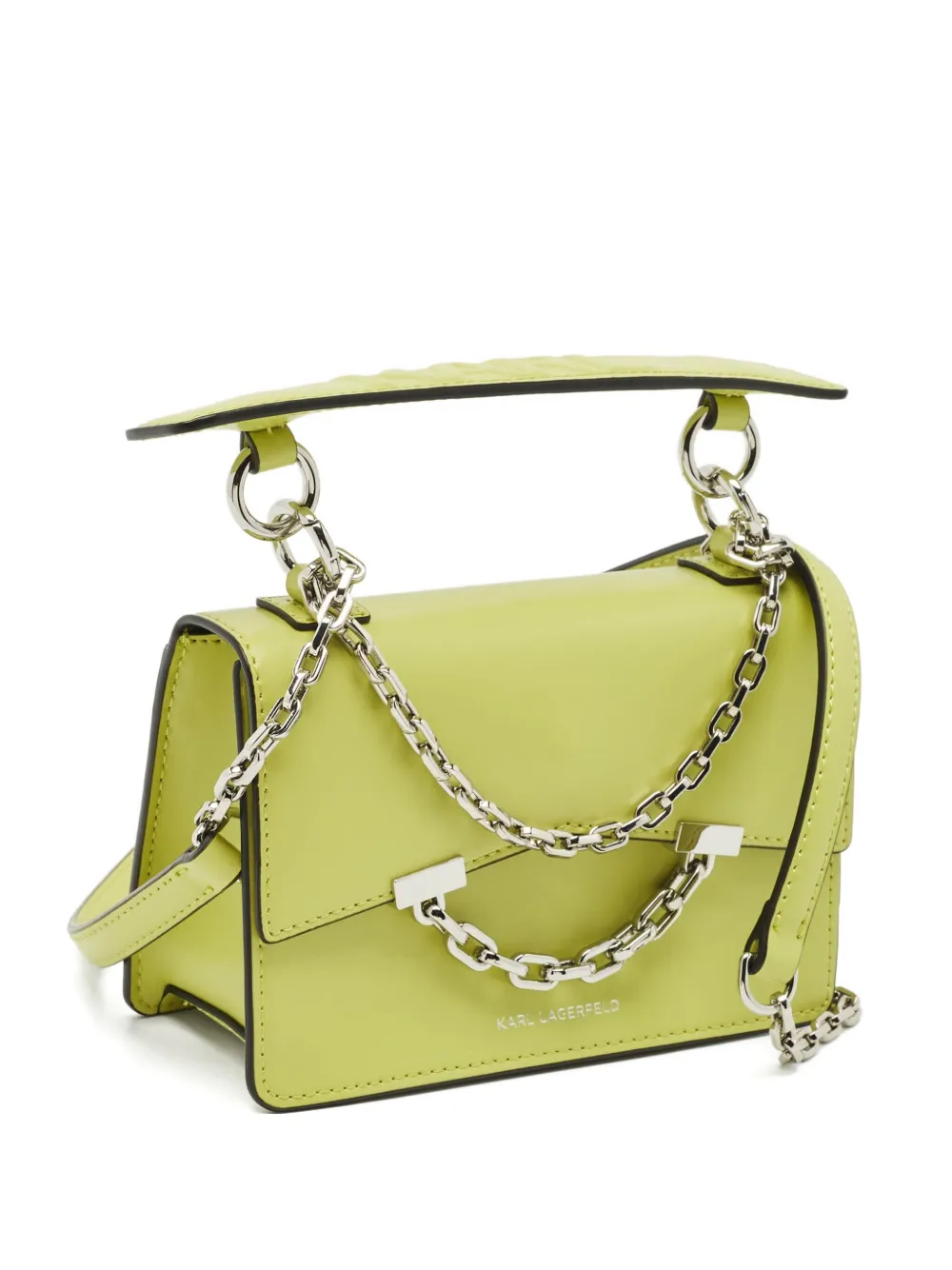 Karl Lagerfeld Borsa a tracolla con catena - Verde