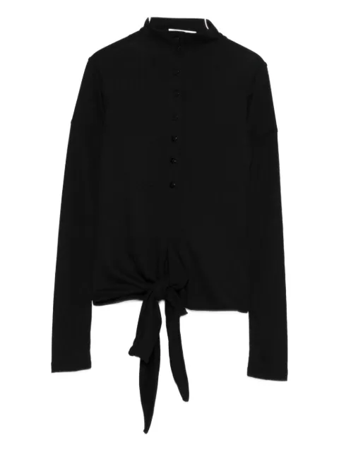 Low Classic tie-front blouse