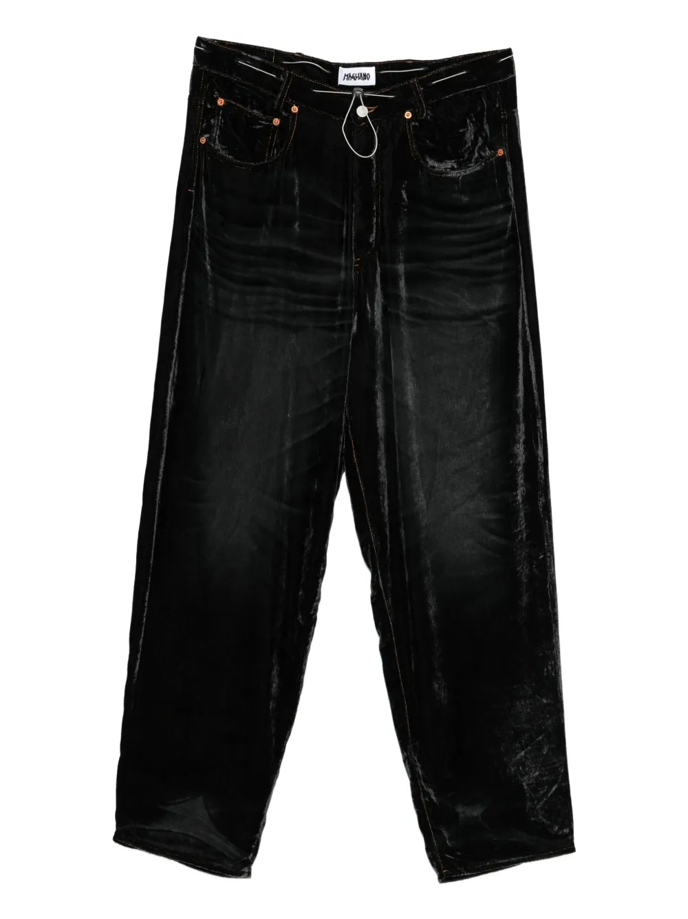 Magliano velvet-effect pants | Black | Image 1
