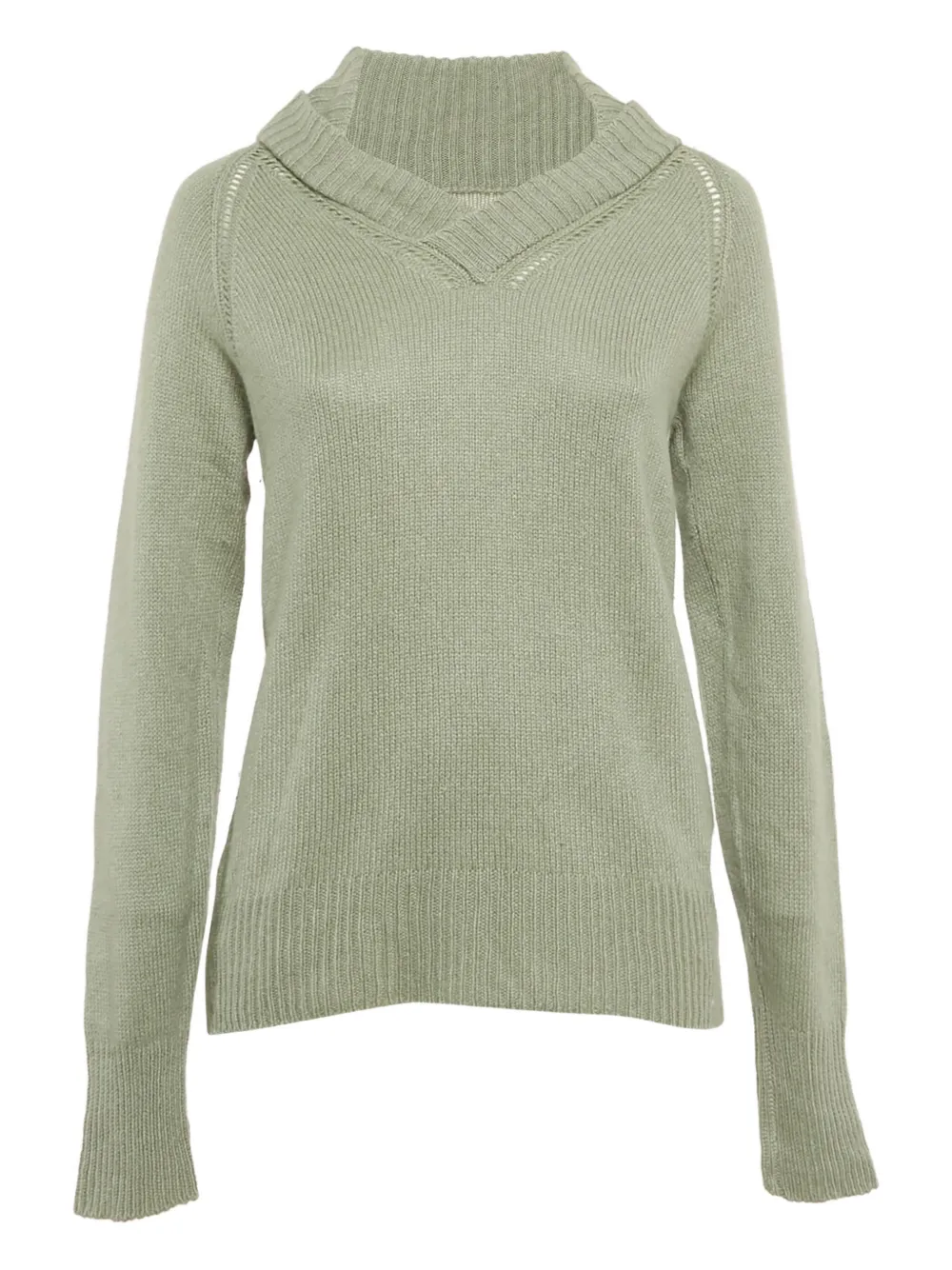 Pre-owned Burberry Prorsum Cashmere Sweater In Green