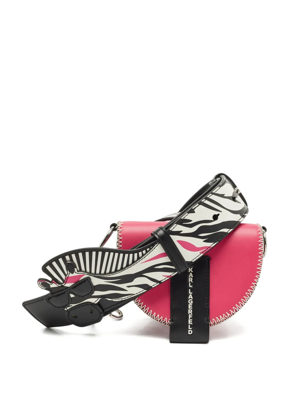 Karl Lagerfeld Karlimals leather bag - Rosa