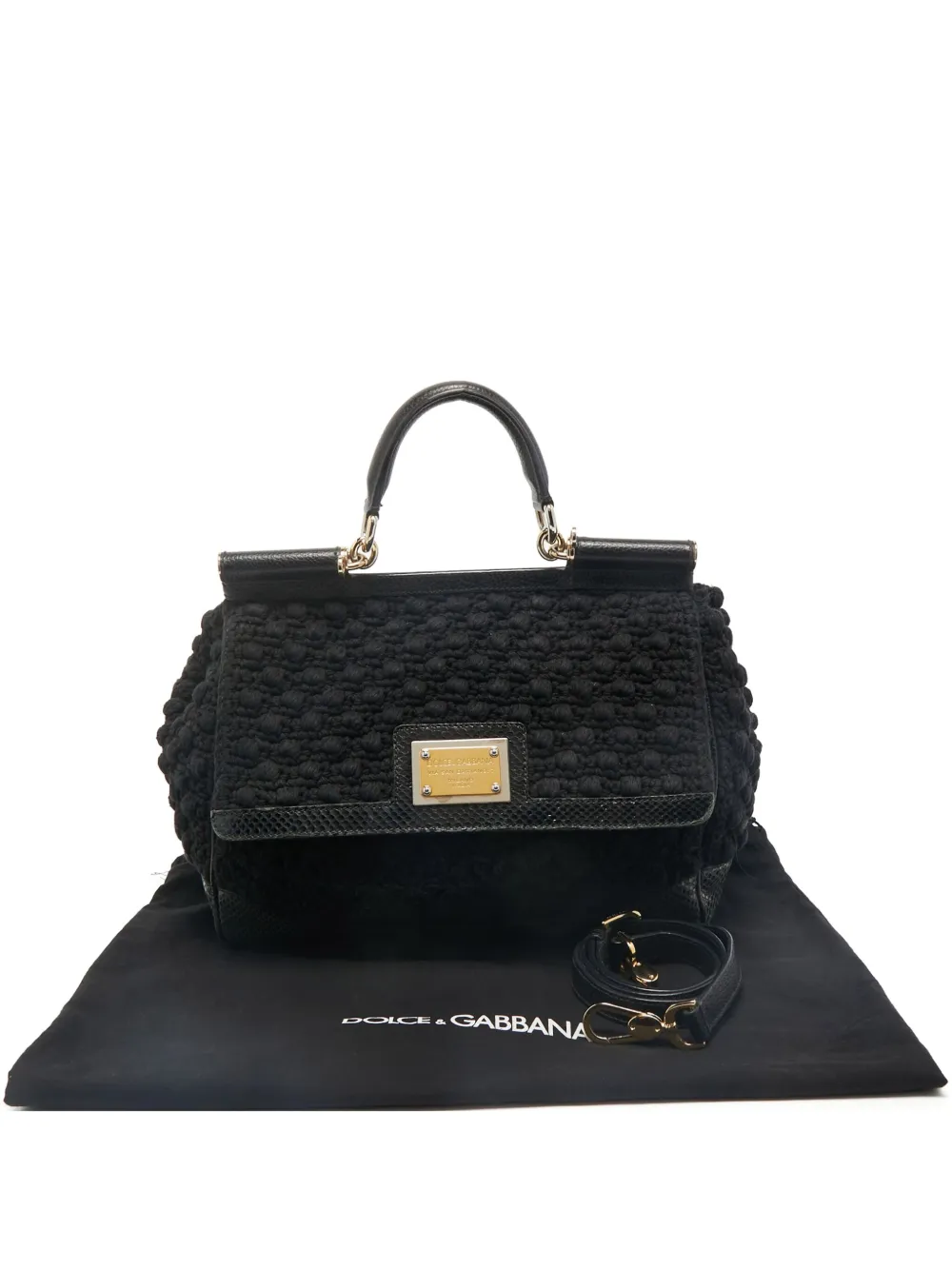 Pre-owned Dolce & Gabbana 1163126 Black
