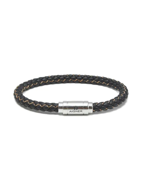 Aigner Kids braided leather bracelet