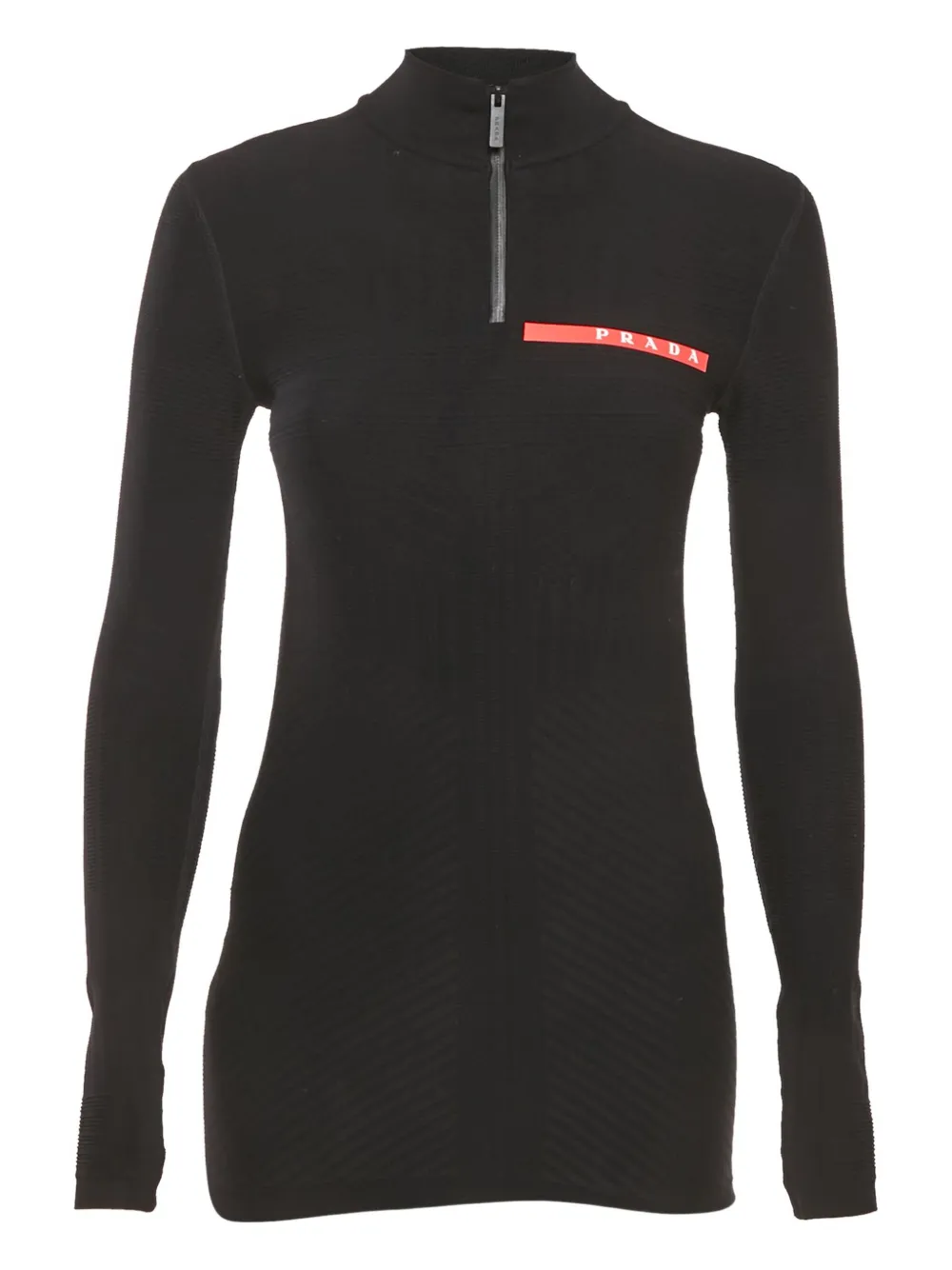 Prada Pre-Owned top con cierre | negro | Image 1