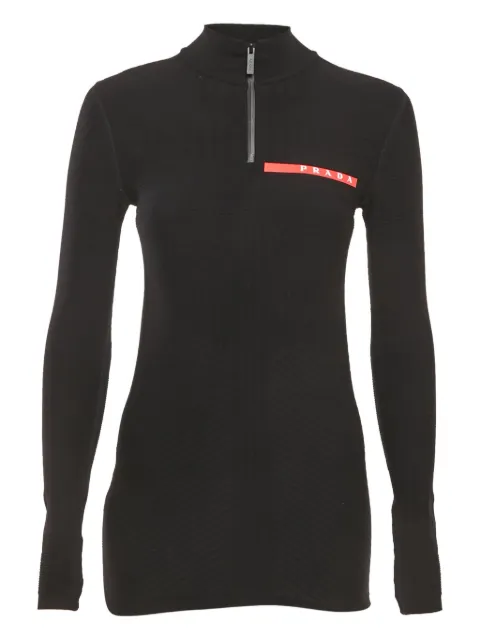 Prada Pre-Owned haut à col zippé