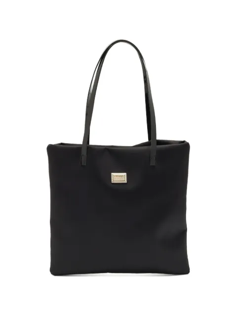Gianfranco Ferré Pre-Owned logo-plaque tote bag