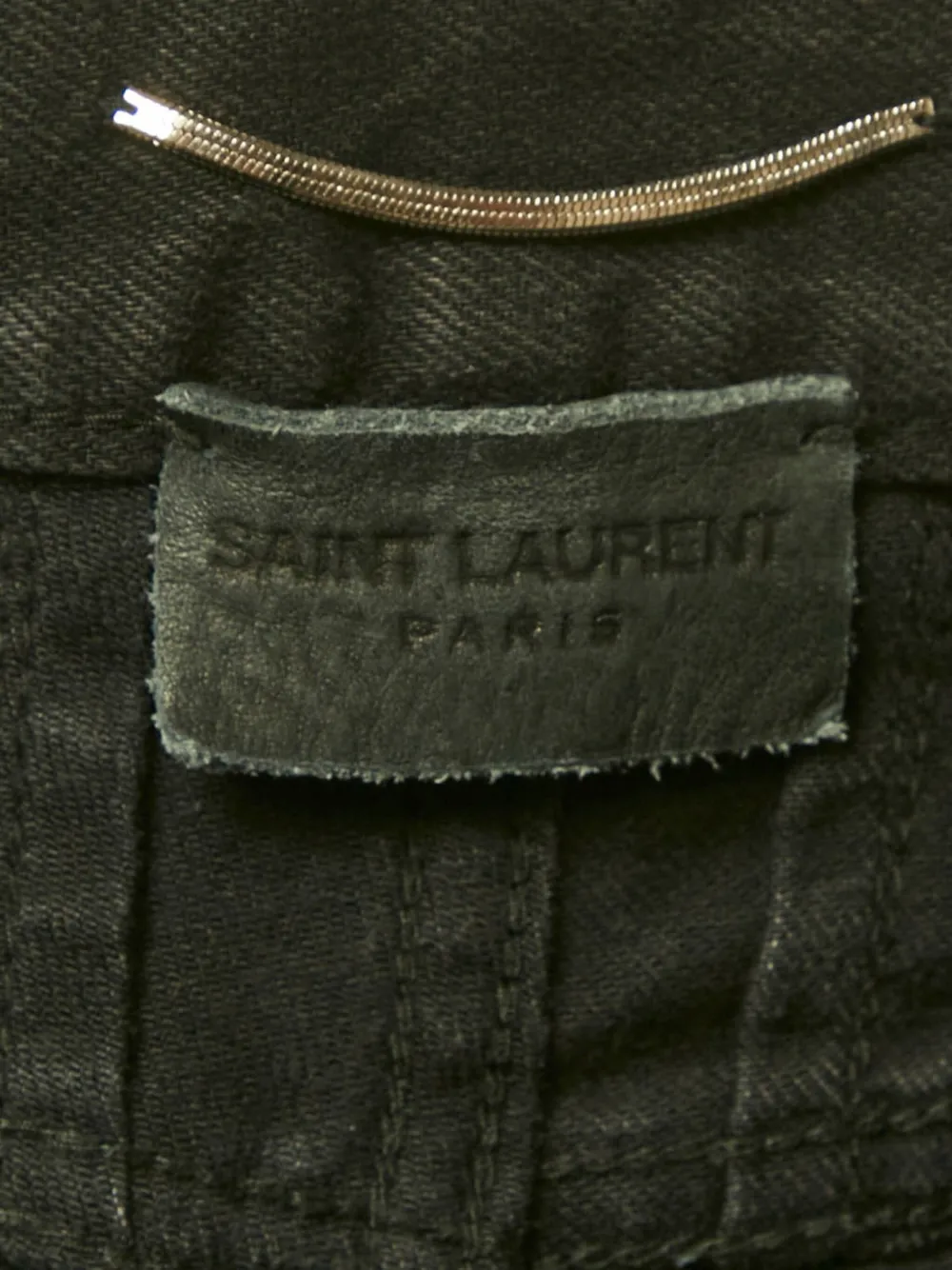 Saint Laurent Pre-Owned jean à effet délavé | Image 2
