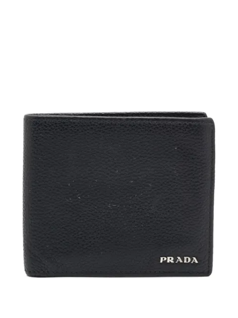 Prada Pre-Owned Vitello Daino leather bifold wallet