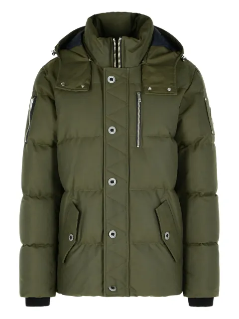 Moose Knuckles removable-hood quilted coat
