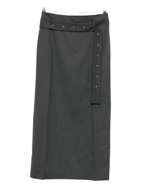 Low Classic eyelet-detail skirt