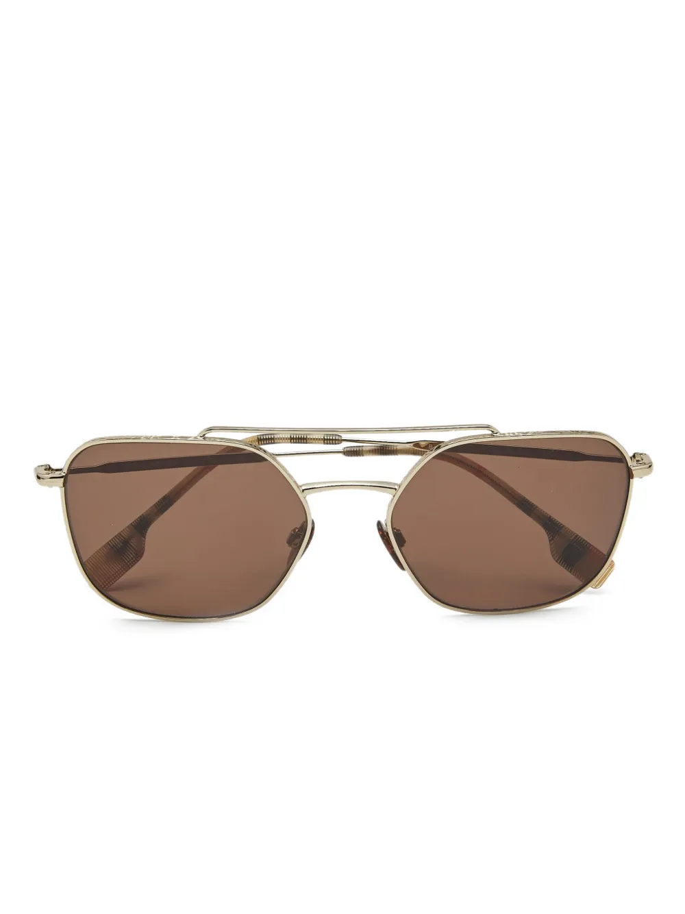 Burberry Pre-Owned pilot-frame sunglasses | Gold | Image 1