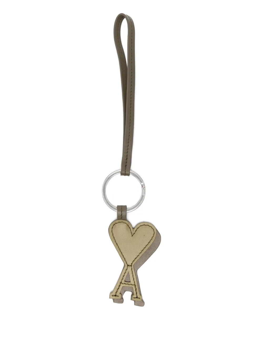 Ami Alexandre Mattiussi Ami De Coeur Keyring In Green
