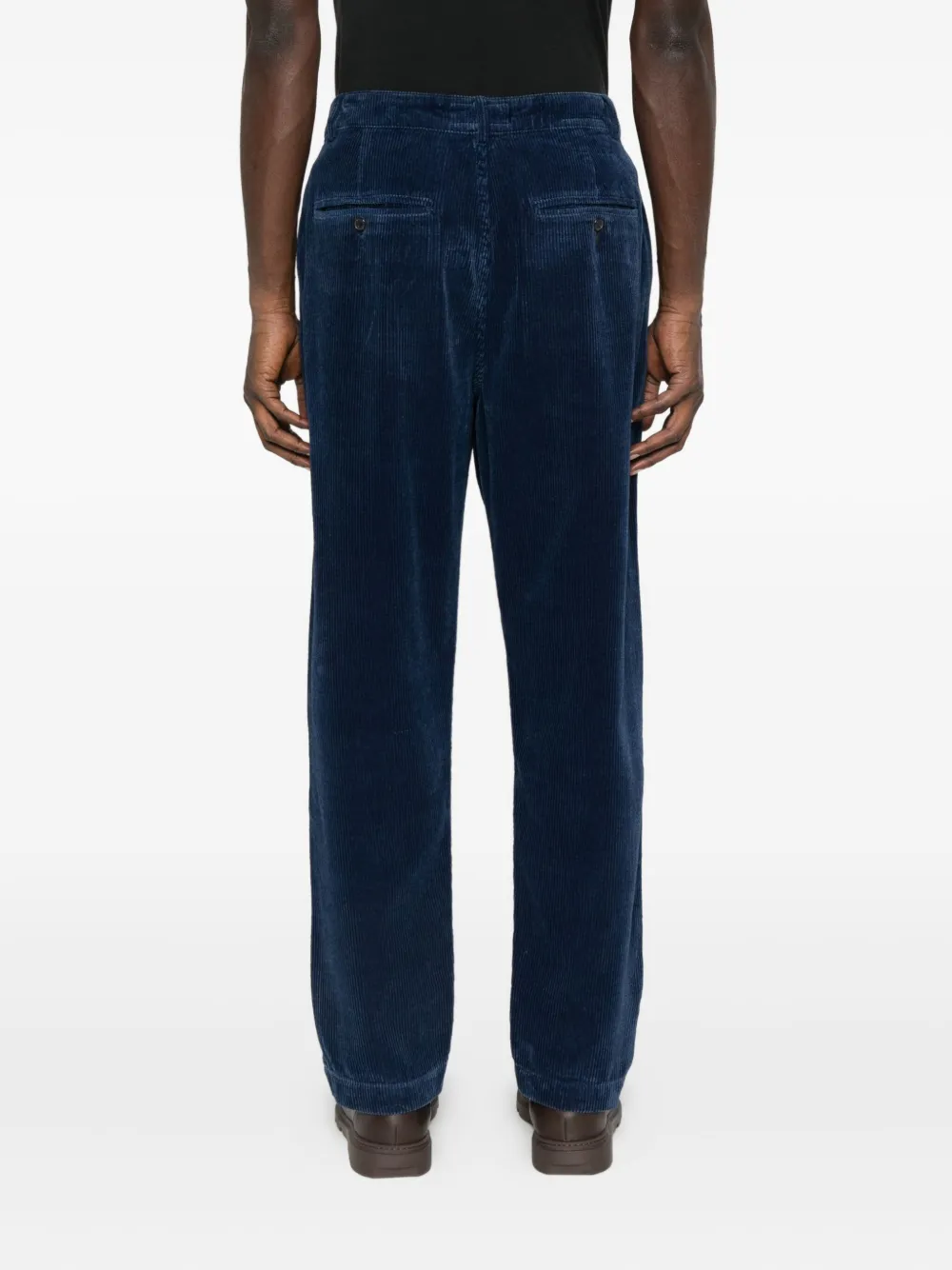 Universal Works Ribfluwelen broek Blauw