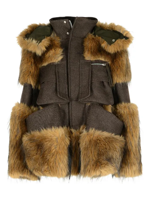 ジャケット・アウター sacai 17aw Wool Hooded Coat sacai 17aw Wool Hooded Coat Wool