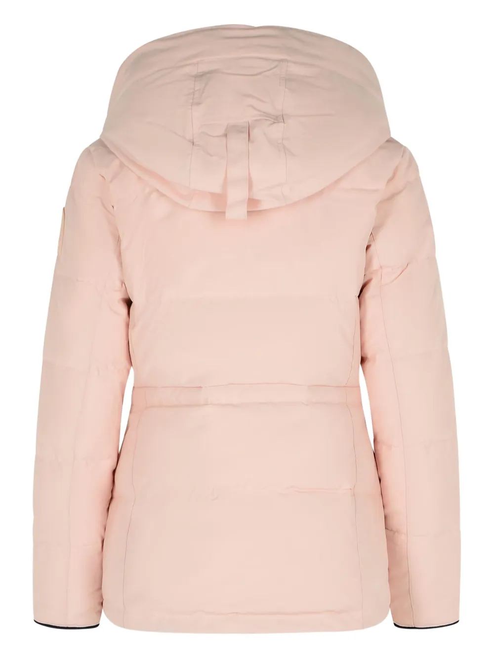 Canada Goose Hooded Quilted Jacket Side Pockets In Pink