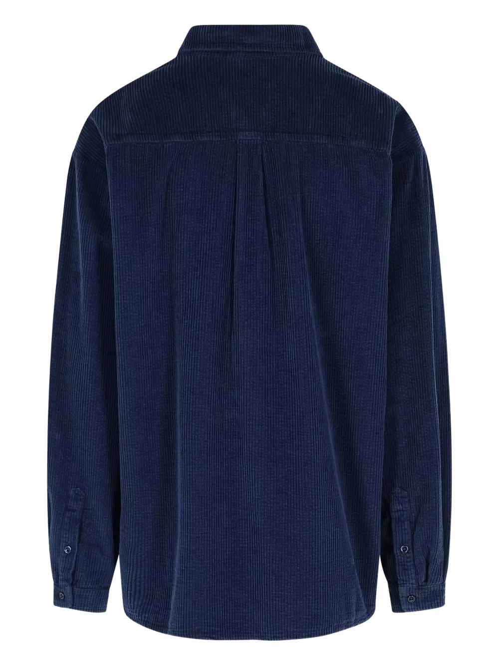 ERL corduroy patch-pocket shirt - Blauw