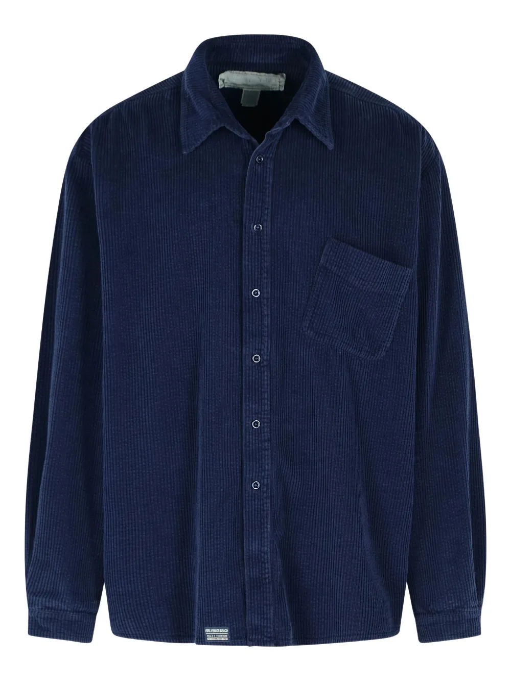 ERL corduroy patch-pocket shirt | Blue | Image 1