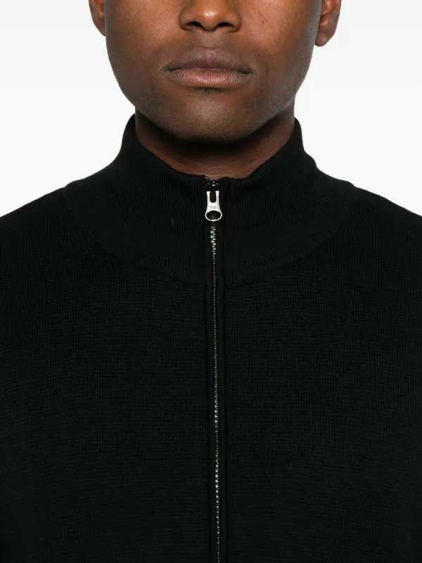 C.P. COMPANY ブラックニットカーディガン C.P. Company ジップアップ カーディガン | ブラック | FARFETCH JP
