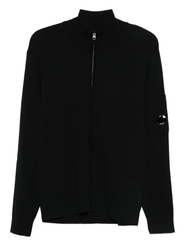 C.P. Company zip-up Cardigan | Black | FARFETCH RO