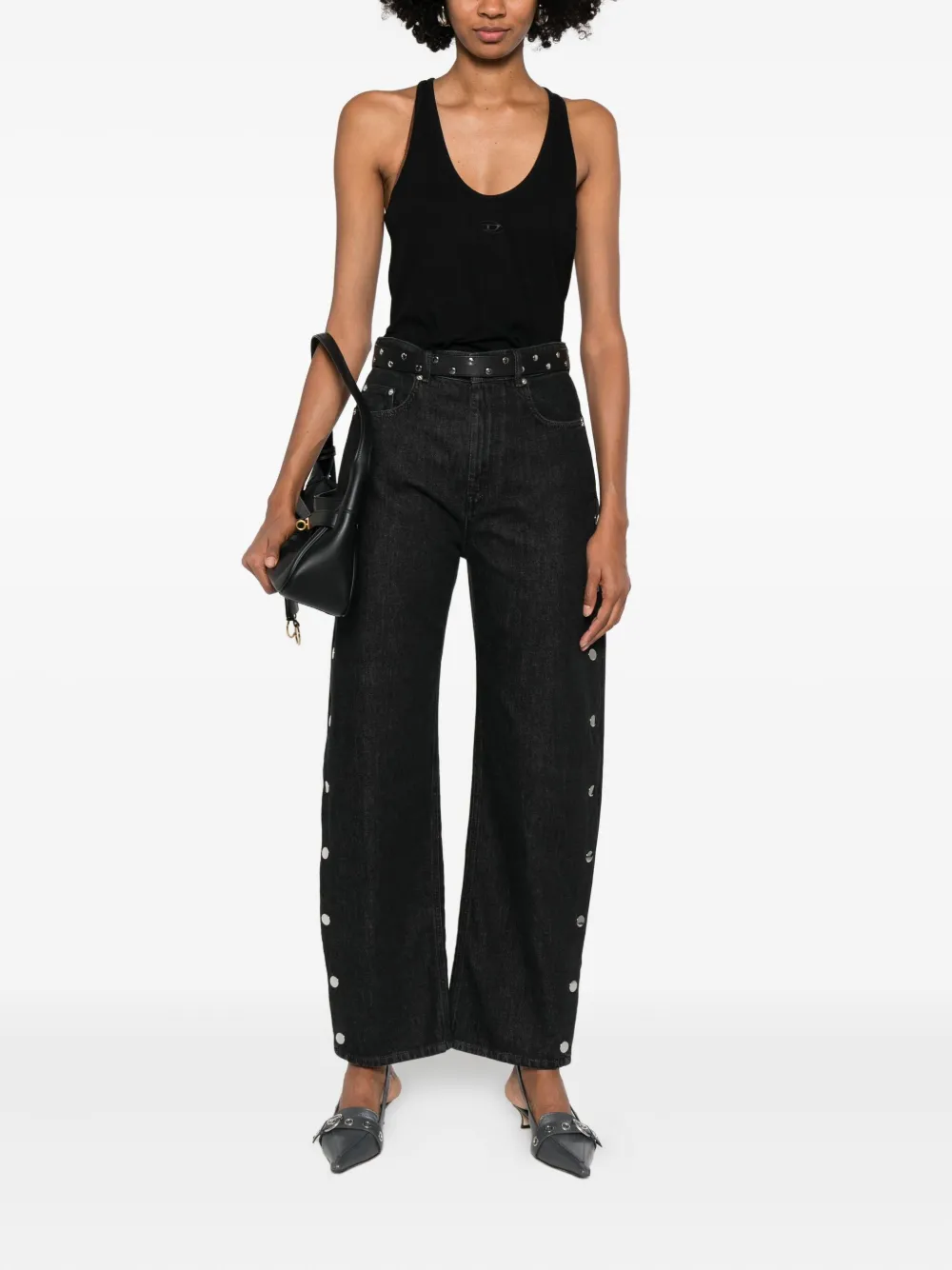 Diesel logo-plaque top | Vests & Tank Tops | Image 2