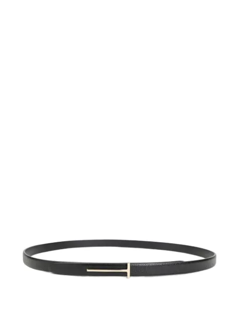 TOM FORD T-bar leather belt