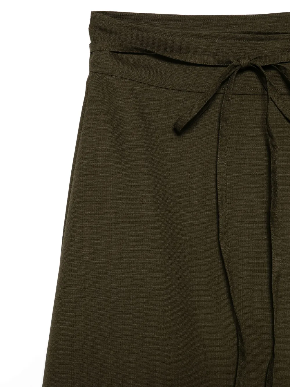 Soeur A-lijn rok met gestrikte taille Groen