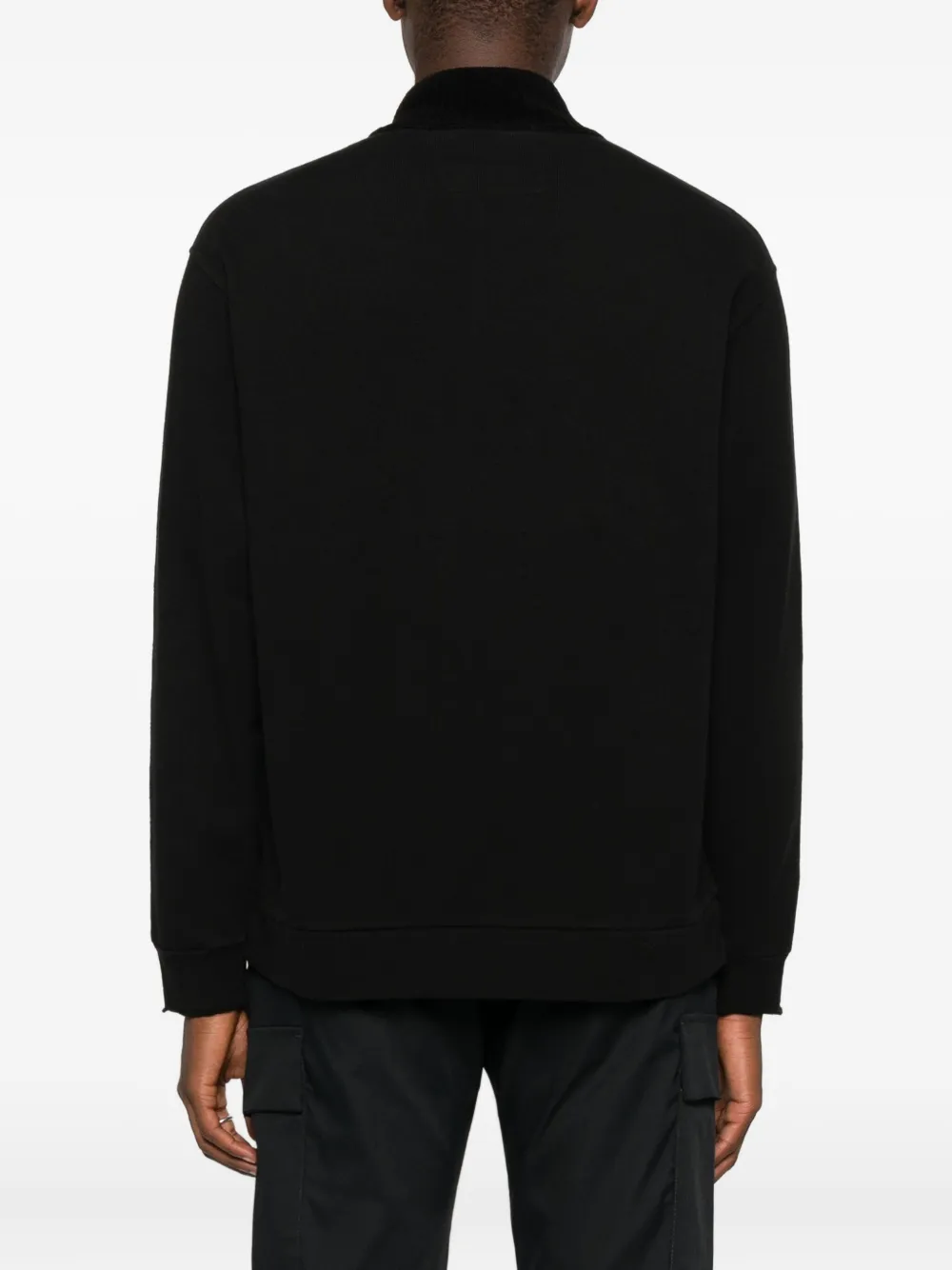 C.P. Company Sweater met geborduurd logo Zwart