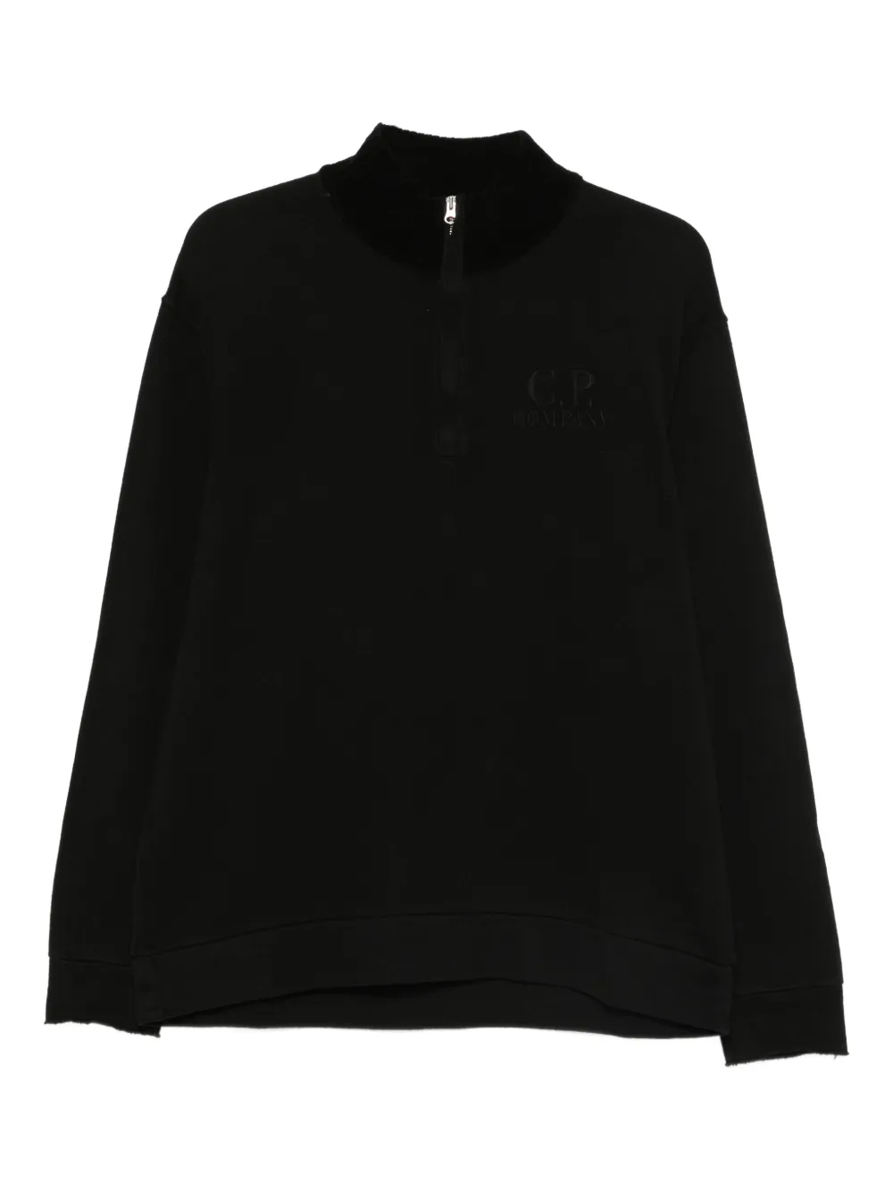 C.P. Company sudadera con medio cierre | negro | Image 1