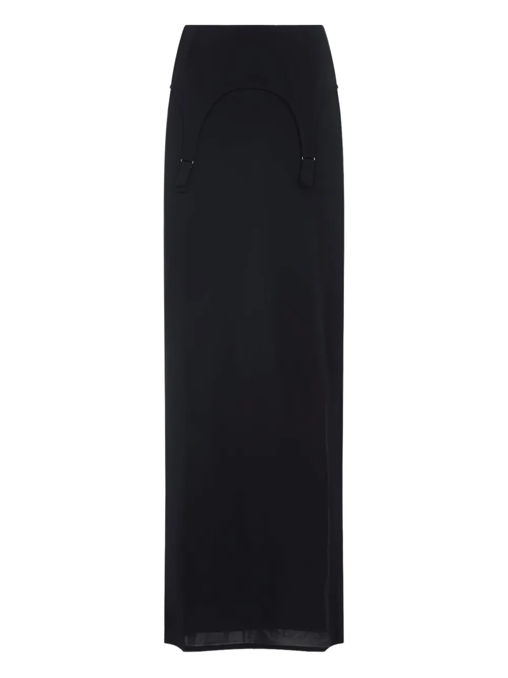 Jean Paul Gaultier suspender-detail maxi skirt | Blue | Image 1