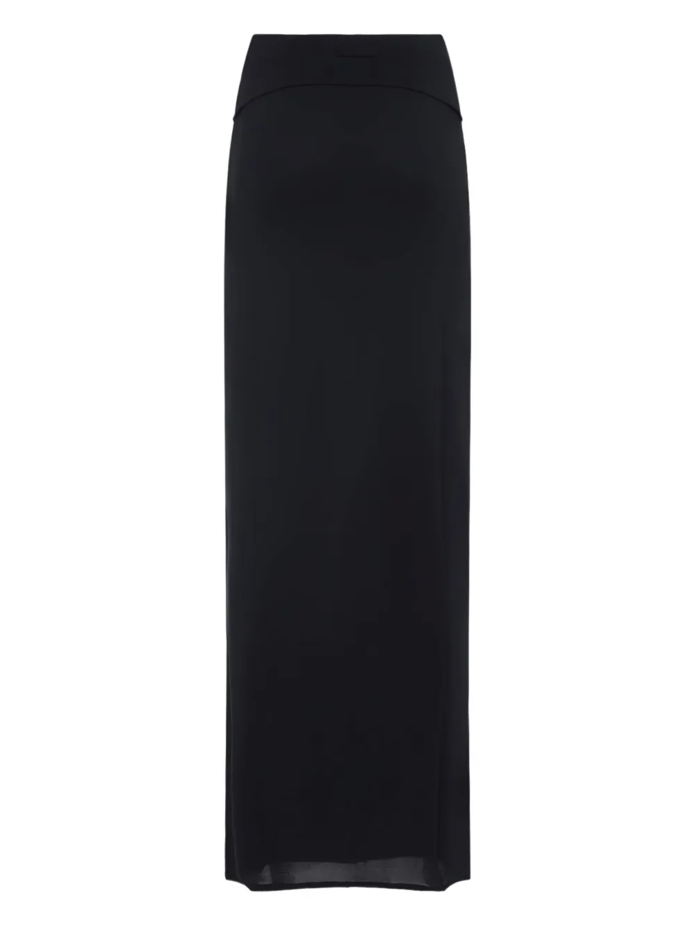 Jean Paul Gaultier suspender-detail maxi skirt - Blauw