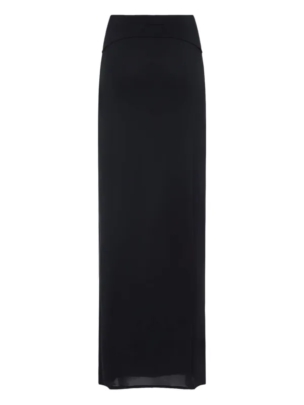 Jean Paul Gaultier suspender-detail Maxi Skirt | Blue | FARFETCH