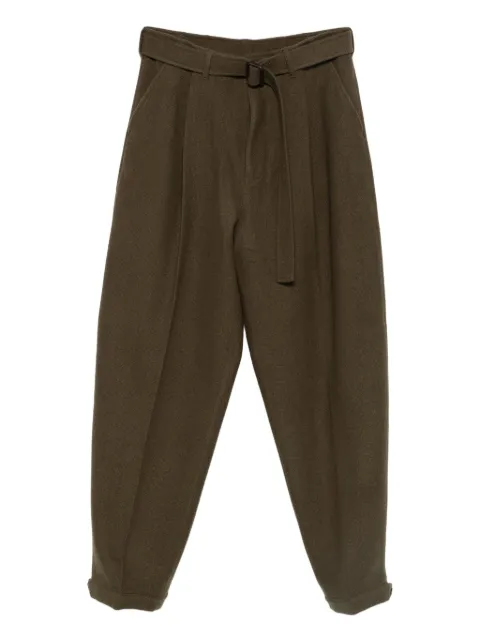 Emporio Armani belted trousers