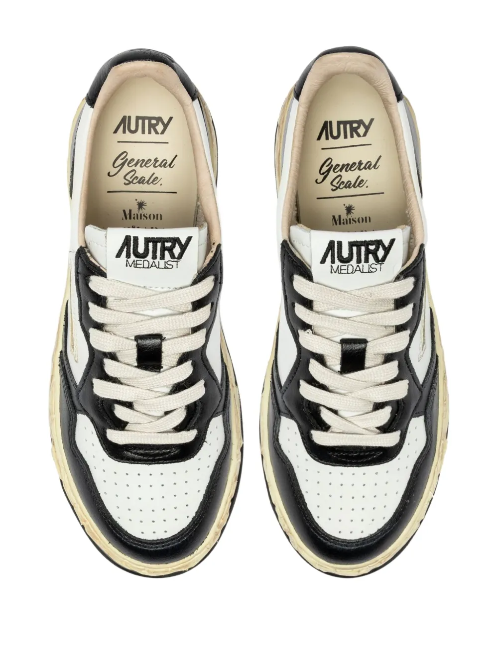 Autry x Maison Mihara Yasuhiro leather sneakers White