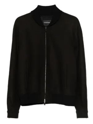 Giorgio Armani ボンバージャケット | ブラック | FARFETCH JP