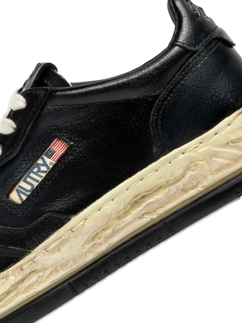 Autry x Maison Mihara Yasuhiro leather sneakers Black