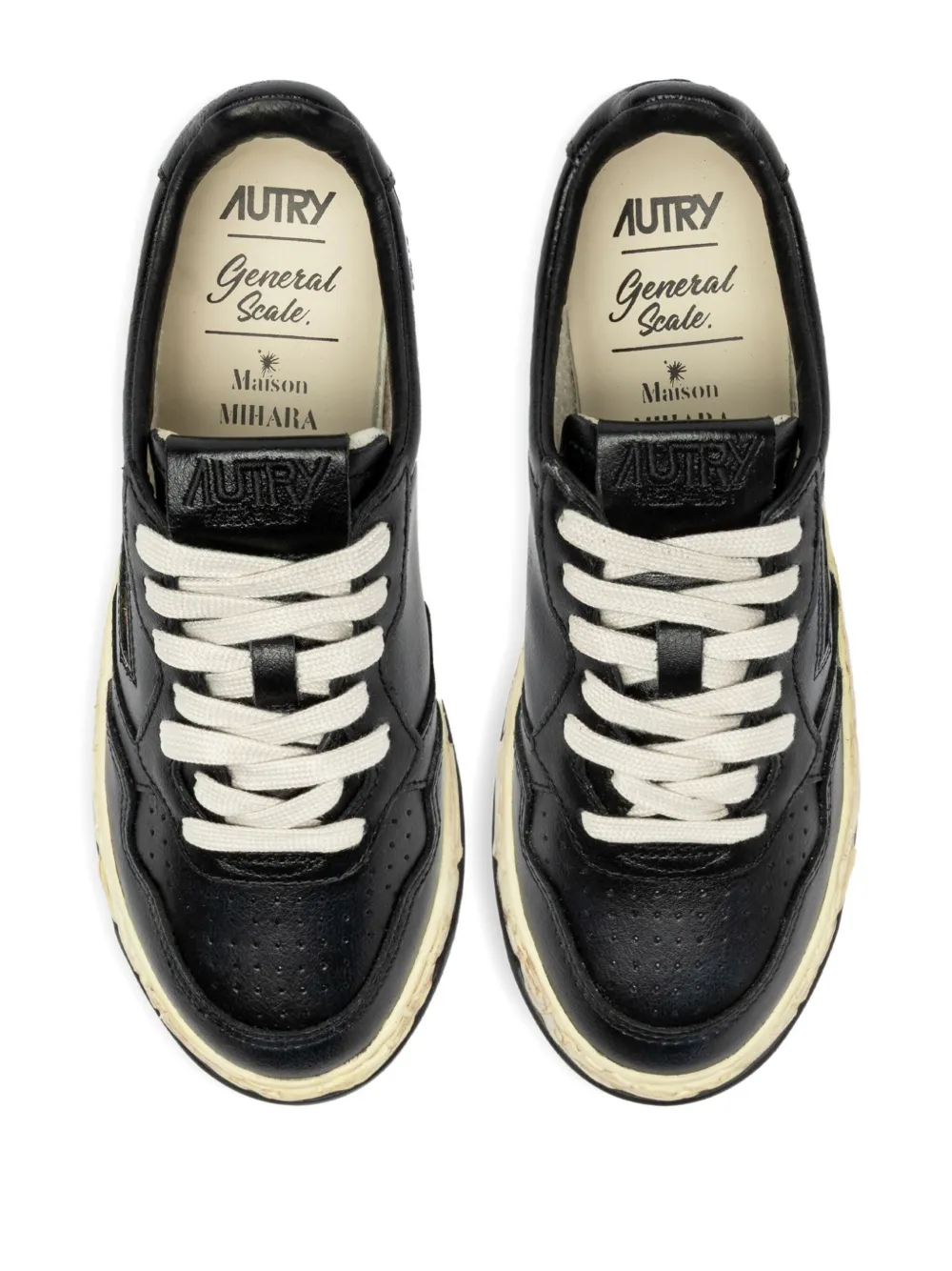 Autry x Maison Mihara Yasuhiro leather sneakers Black