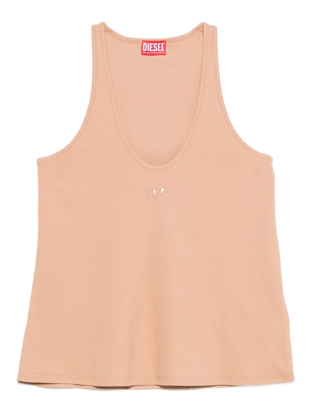Diesel logo-detail tank top | Neutrals | Image 1