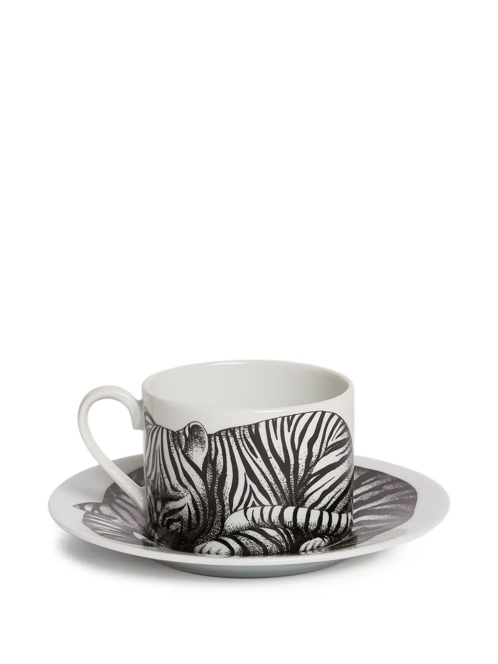 Fornasetti zebra-print tea cup (set off two) | Tea & Coffee | Image 2