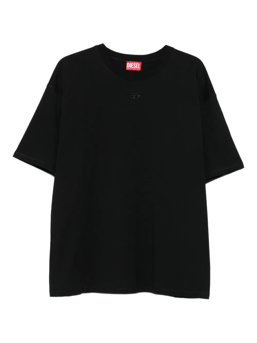 Diesel playera con logo bordado | negro | Image 1