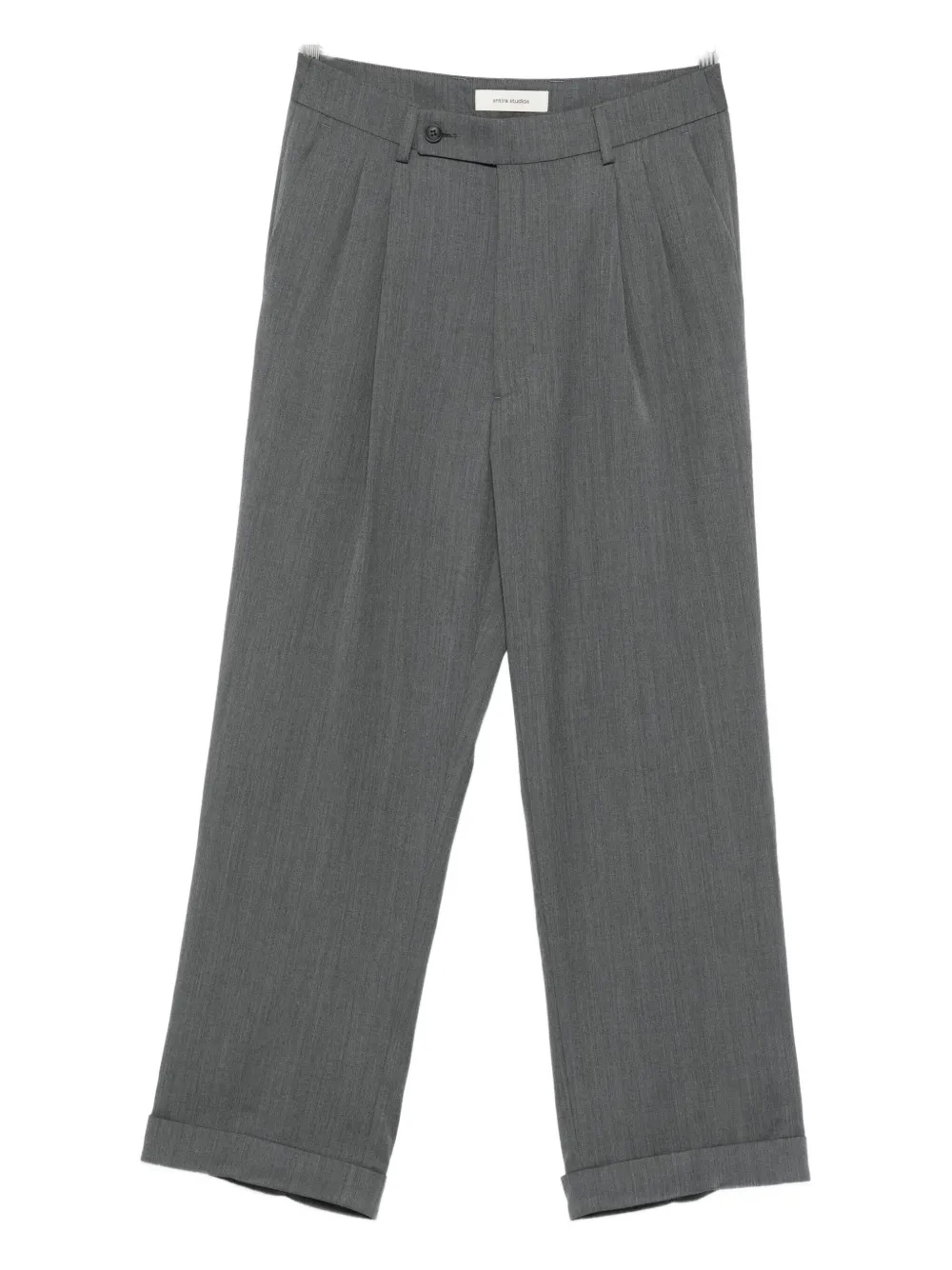 Entire Studios Wool Trousers In Gray