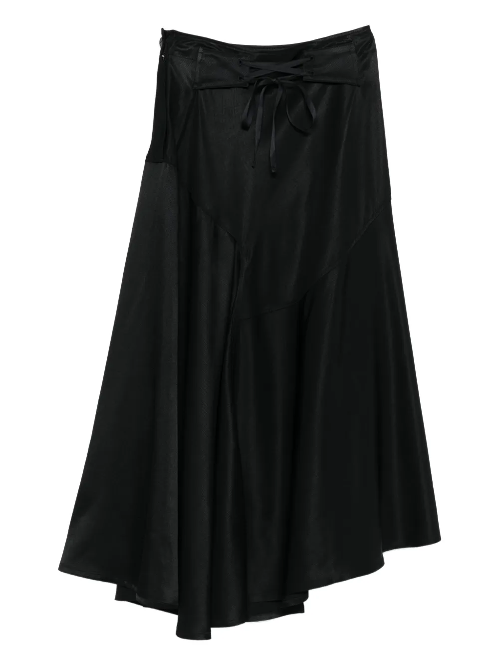 OUR LEGACY Waltz asymmetric skirt - Zwart