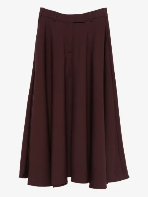 Officine Generale pleated A-line skirt