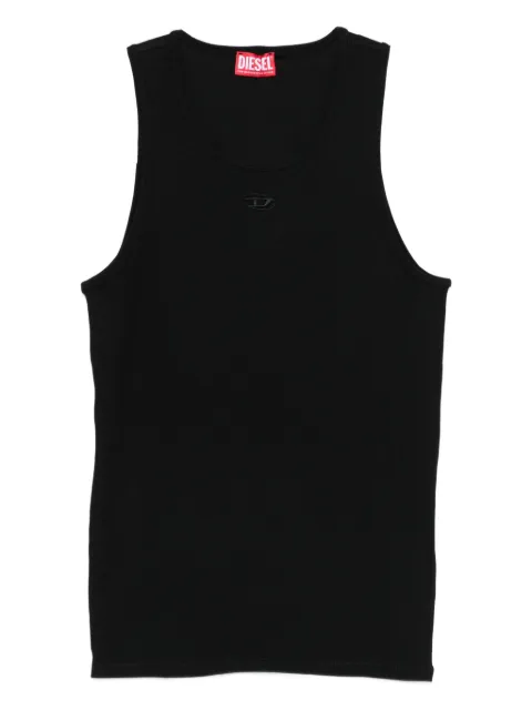Diesel logo-embroidered tank top