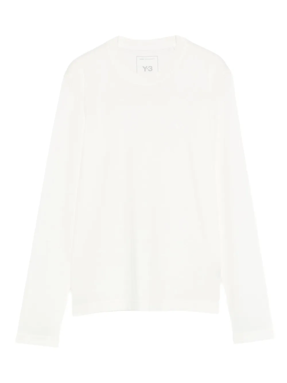 Y-3 long-sleeve crew-neck top | White | Image 1