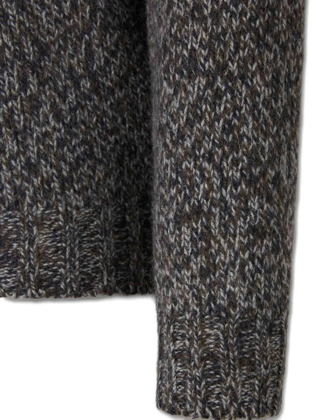 Fedeli Trui met hoge hals Grijs