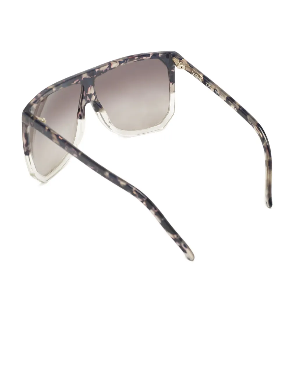 Loewe Pre-Owned tortoiseshell geometric-frame sunglasses | Image 2