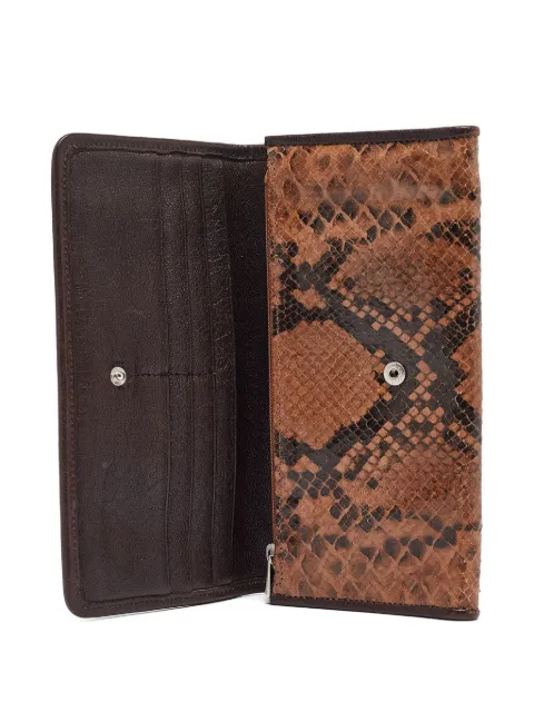 Longchamp 2000 snakeskin wallet