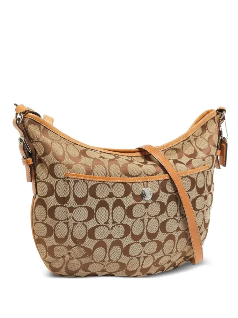 Coach monogram cross body bag