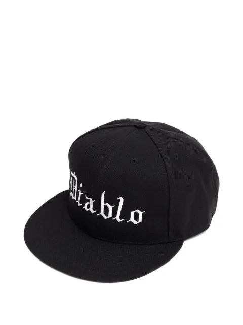 Willy Chavarria Diablo-embroidered cap